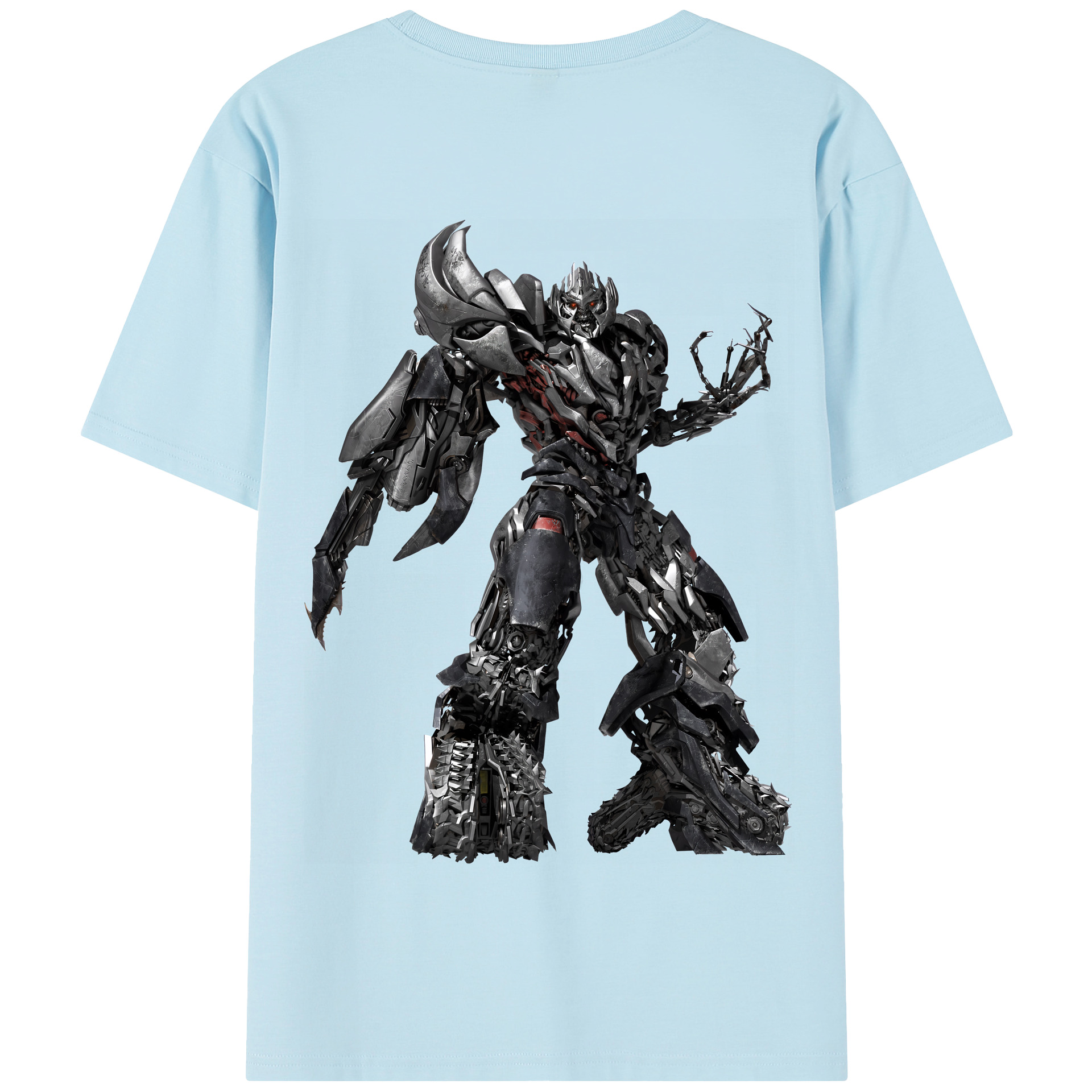 （画像用） Transformers トランスフォーマー 綿100％半袖Tシャツ（背面プリント）